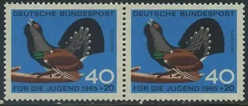 BUND 1965 Michel-Nummer 0467 postfrisch horiz.PAAR