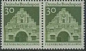 BUND 1966 Michel-Nummer 0492 postfrisch horiz.PAAR