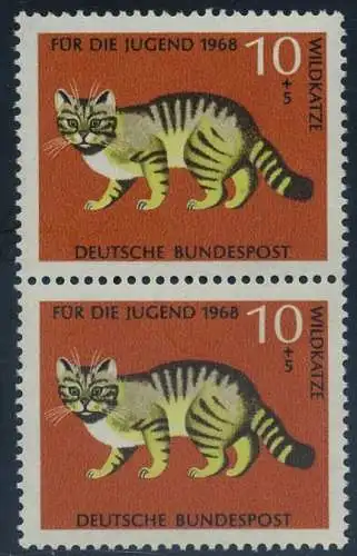 BUND 1968 Michel-Nummer 0549 postfrisch vert.PAAR