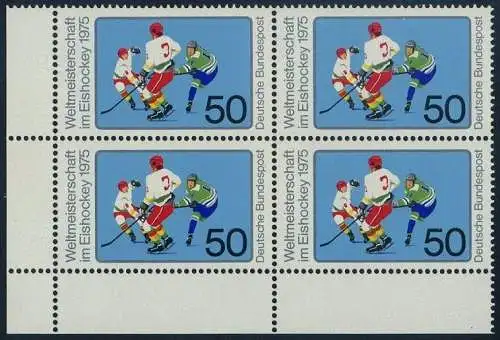 BUND 1975 Michel-Nummer 0835 postfrisch BLOCK ECKRAND unten links