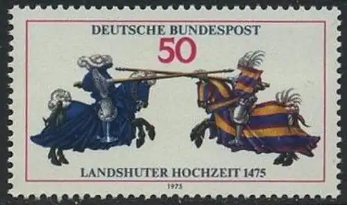 BUND 1975 Michel-Nummer 0844 postfrisch EINZELMARKE