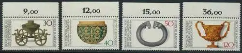 BUND 1976 Michel-Nummer 0897-0900 postfrisch SATZ(4) EINZELMARKEN RÄNDER oben (b)