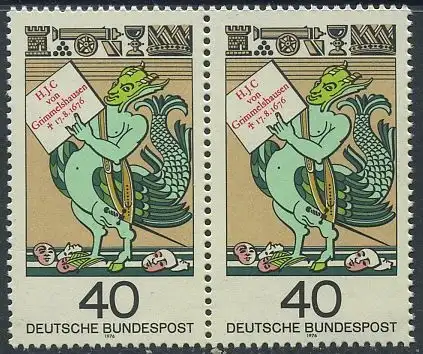 BUND 1976 Michel-Nummer 0902 postfrisch horiz.PAAR