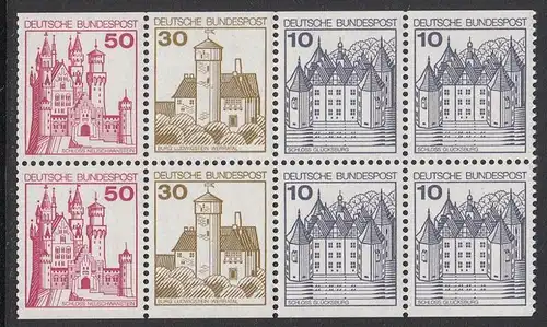 BUND 1977 Michel-Nummer 0916Z postfrisch horiz.BLOCK(8) (HB26)