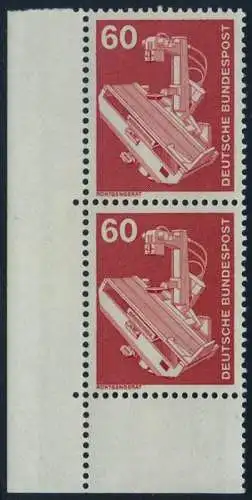 BUND 1978 Michel-Nummer 0990 postfrisch vert.PAAR ECKRAND unten links