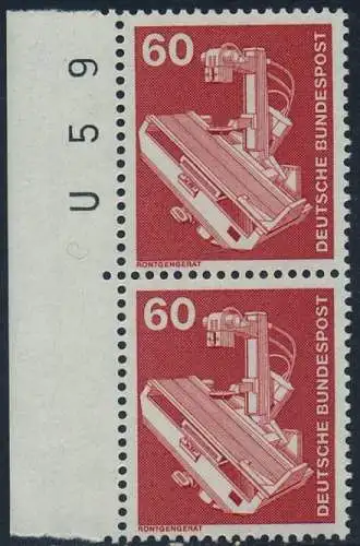 BUND 1978 Michel-Nummer 0990 postfrisch vert.PAAR RAND links (BZ/b)