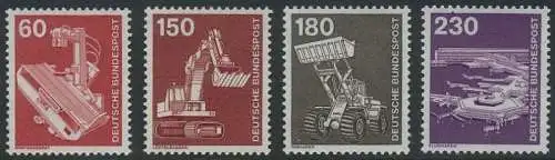 BUND 1978 Michel-Nummer 0990-0994 postfrisch SATZ(4) EINZELMARKEN