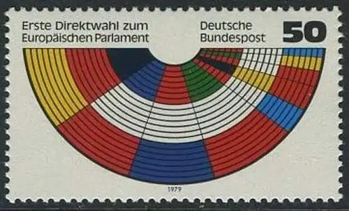 BUND 1979 Michel-Nummer 1002 postfrisch EINZELMARKE