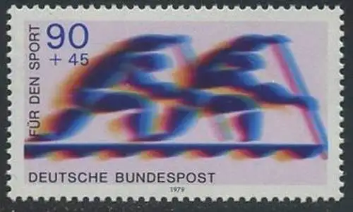 BUND 1979 Michel-Nummer 1010 postfrisch EINZELMARKE