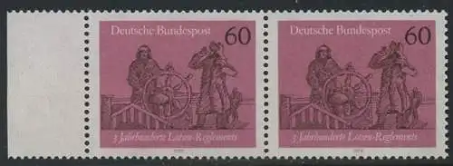 BUND 1979 Michel-Nummer 1022 postfrisch horiz.PAAR RAND links