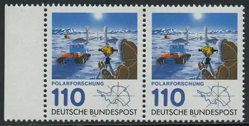 BUND 1981 Michel-Nummer 1100 postfrisch horiz.PAAR RAND links