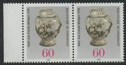 BUND 1982 Michel-Nummer 1118 postfrisch horiz.PAAR RAND links