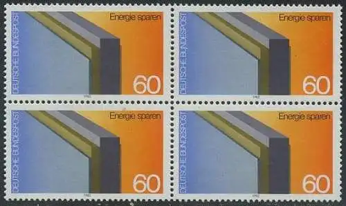 BUND 1982 Michel-Nummer 1119 postfrisch BLOCK