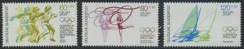 BUND 1984 Michel-Nummer 1206-1208 postfrisch SATZ(3) EINZELMARKEN