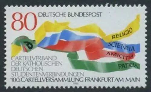 BUND 1986 Michel-Nummer 1283 postfrisch EINZELMARKE