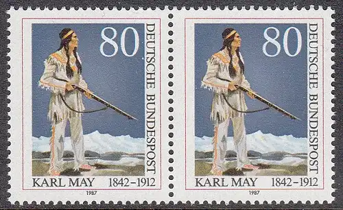 BUND 1987 Michel-Nummer 1314 postfrisch horiz.PAAR