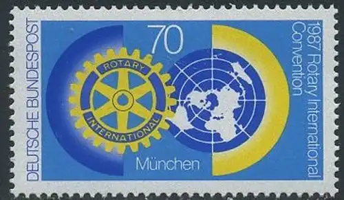 BUND 1987 Michel-Nummer 1327 postfrisch EINZELMARKE