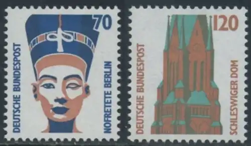 BUND 1988 Michel-Nummer 1374-1375 postfrisch SATZ(2) EINZELMARKEN