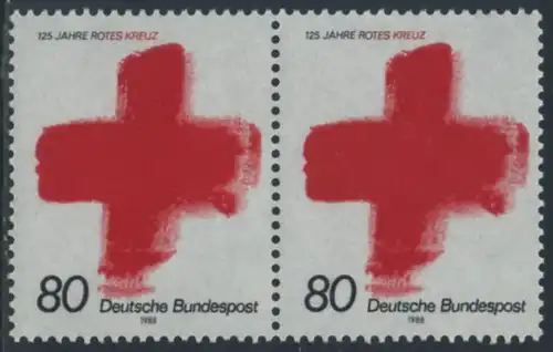 BUND 1988 Michel-Nummer 1387 postfrisch horiz.PAAR