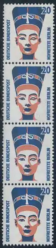 BUND 1989 Michel-Nummer 1398 postfrisch vert.STRIP(4)