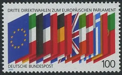 BUND 1989 Michel-Nummer 1416 postfrisch EINZELMARKE