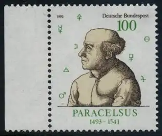 BUND 1993 Michel-Nummer 1704 postfrisch EINZELMARKE RAND links