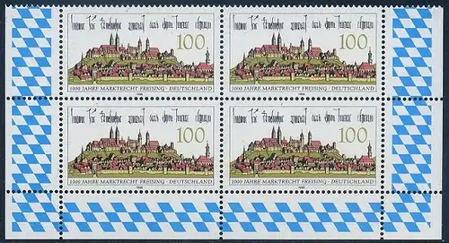 BUND 1996 Michel-Nummer 1856 postfrisch BLOCK Eckränder unten rechts/unten links