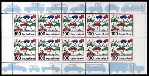 BUND 1997 Michel-Nummer 1897 postfrisch BOGEN(10)