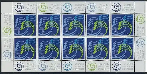 BUND 1999 Michel-Nummer 2044 postfrisch BOGEN(10)