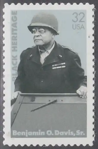 USA Michel 2801 / Scott 3121 postfrisch EINZELMARKE - Schwarzamerikanisches Erbe: Benjamin O. Davis, Sr., General