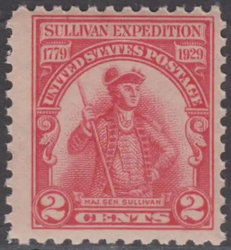 USA Michel 0318 / Scott 0657 postfrisch EINZELMARKE (a1) - 150. Jahrestag der Forschungsreise von John Sullivan im Staate New York