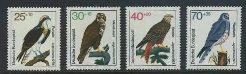 BUND 1973 Michel-Nummer 0754-0757 postfrisch SATZ(4) EINZELMARKEN