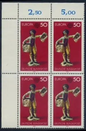 BUND 1976 Michel-Nummer 0891 postfrisch BLOCKECKRAND oben links