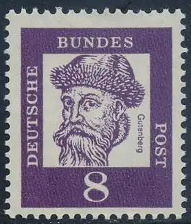 BUND 1961 Michel-Nummer 0349x postfrisch EINZELMARKE