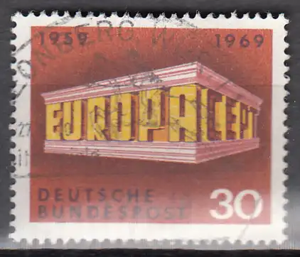 hc000.290 - Bund Mi.Nr. 584 o, Sonderstempel Leonberg