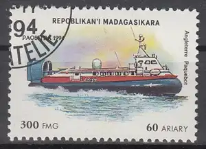 hc000.585 - Madagaskar Mi.Nr. 1756 o, Luftkissenboot