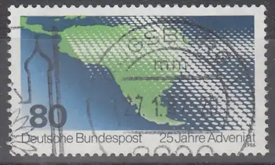 hc001.185 - Bund Mi.Nr. 1302 o, Stempel Augsburg