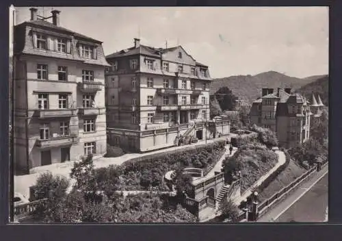 Ansichtskarte Karlovy Vary Karlsbad Böhmen Mähren Tschechien Krizikova Gasse n.