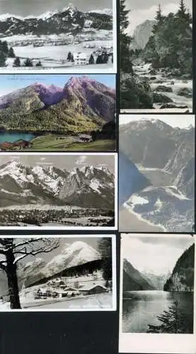 Ansichtskarten Berge/Bergsteigen 16 Stck. Tirol Wallberghaus Badersee Königsee