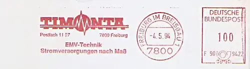 Freistempel F90 9422 Freiburg im Breisgau - TIMONTA EMV-Technik - Stromversorgung nach Maß (#433)