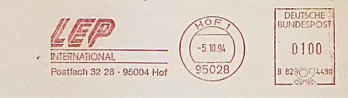 Freistempel B82 4490 Hof - LEP International (#822)