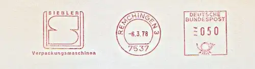 Freistempel Remchingen - SIEBLER Verpackungsmaschinen (#1384)
