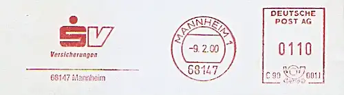 Freistempel C90 001J Mannheim - SV Versicherungen (#1442)