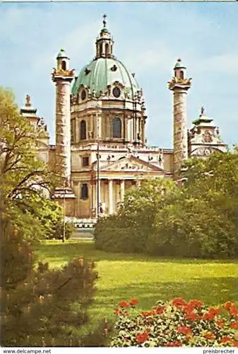 Ansichtskarte Österreich - Wien - Karlskirche (104)