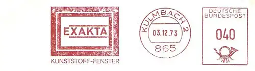 Freistempel Kulmbach - EXAKTA Kunststoff-Fenster (#1646)