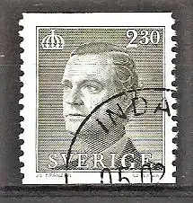 Briefmarke Schweden Mi.Nr. 1534 o König Carl XVI. Gustav - Freimarke 1989