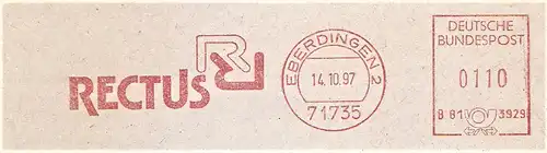 Freistempel B81 3929 Eberdingen - RECTUS (#1660)