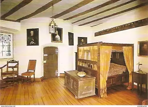 Ansichtskarte Deutschland - Mayen / Schloss Bürresheim - Schlafzimmer Ostflügel (1133)