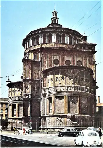 Ansichtskarte Italien - Mailand / Dominikanerkirche Santa Maria delle Grazie - Außenansicht (1572)