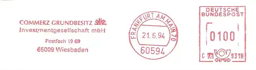 Freistempel C71 931H Frankfurt am Main - Commerz Grundbesitz Investmentgesellschaft mbH (#2362)